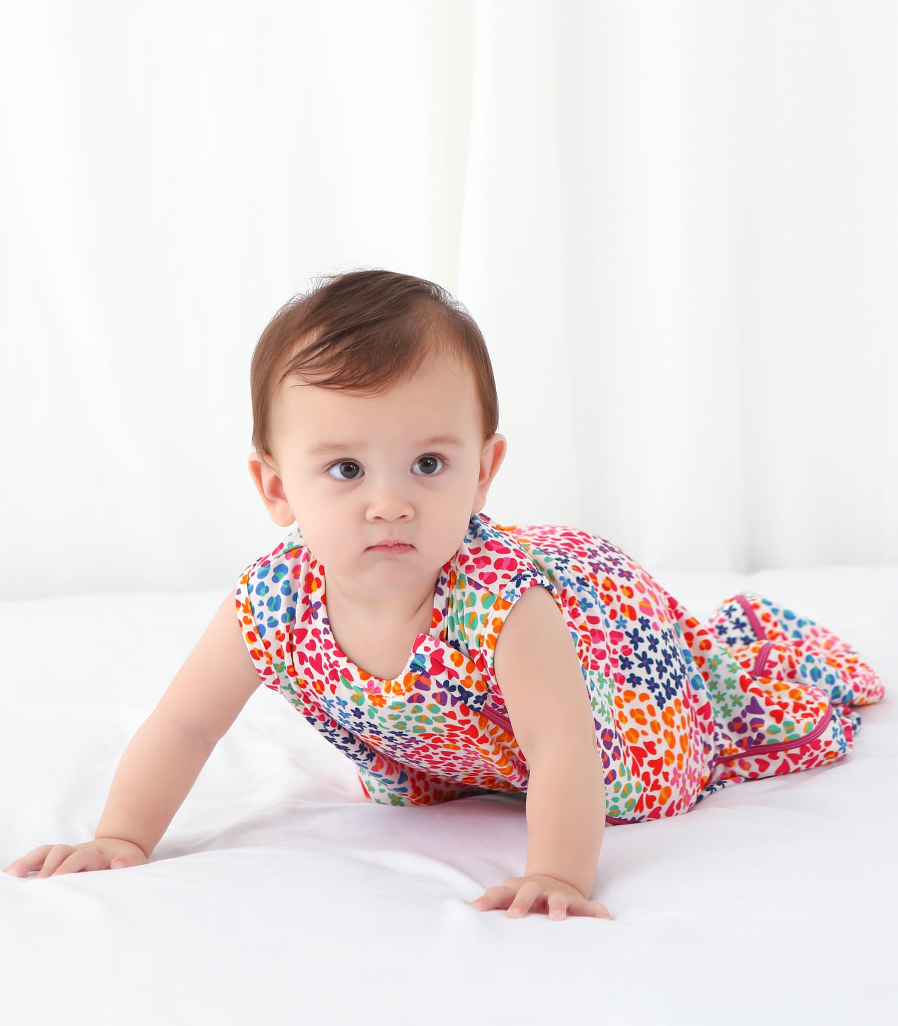 DreamHalo lightweight wearable blanket keeps baby warm without overheating
