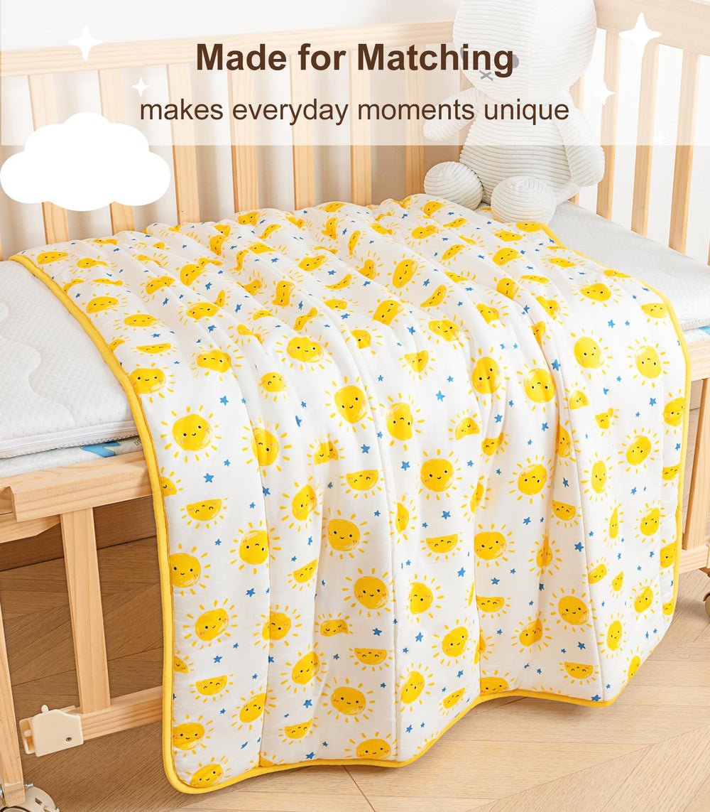 DreamHalo reversible design showing two looks for versatile nursery days