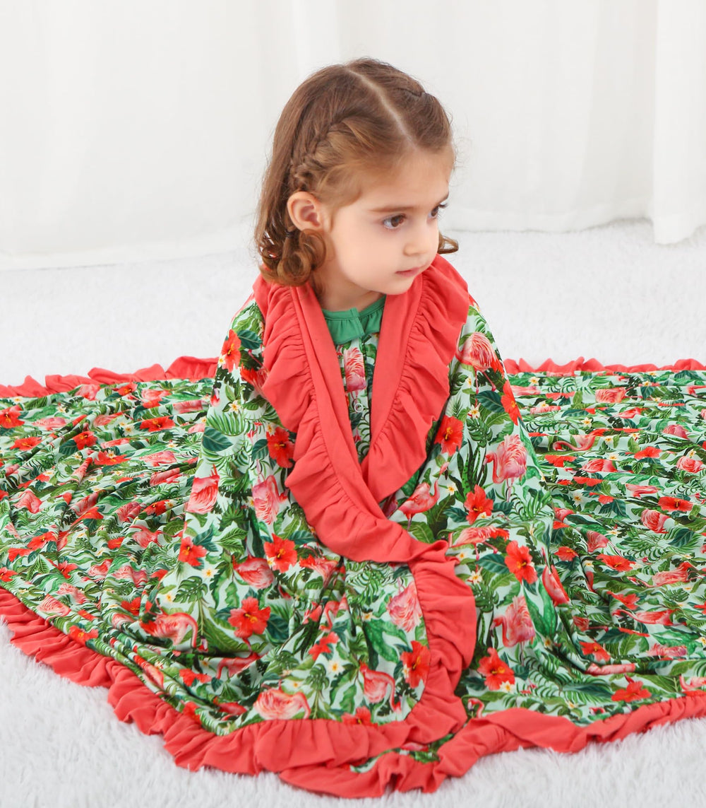 DREAMHALO travel blanket used as nursing wrap