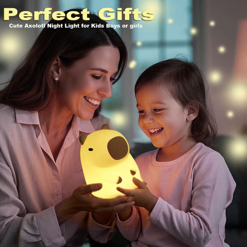 Warm 3000K light from capybara lamp creates calming atmosphere