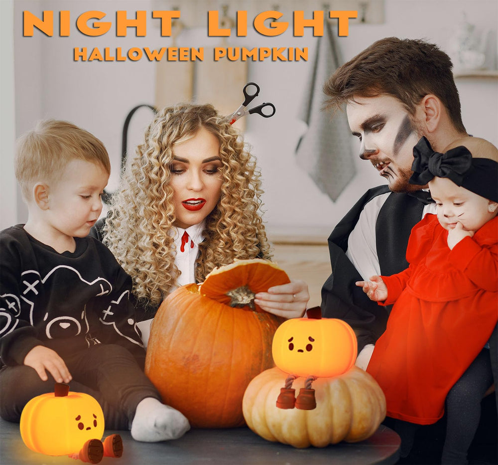 DREAMING MY DREAM portable pumpkin night light ideal for dorms, trips, or camping.