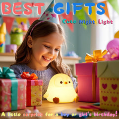 DREAMING MY DREAM penguin night light provides adjustable brightness and a 20-minute timer for bedtime.