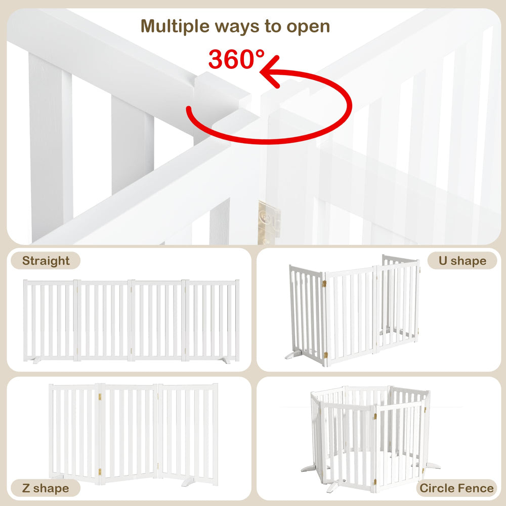 Dreamland 3-panel foldable gate serves as room divider