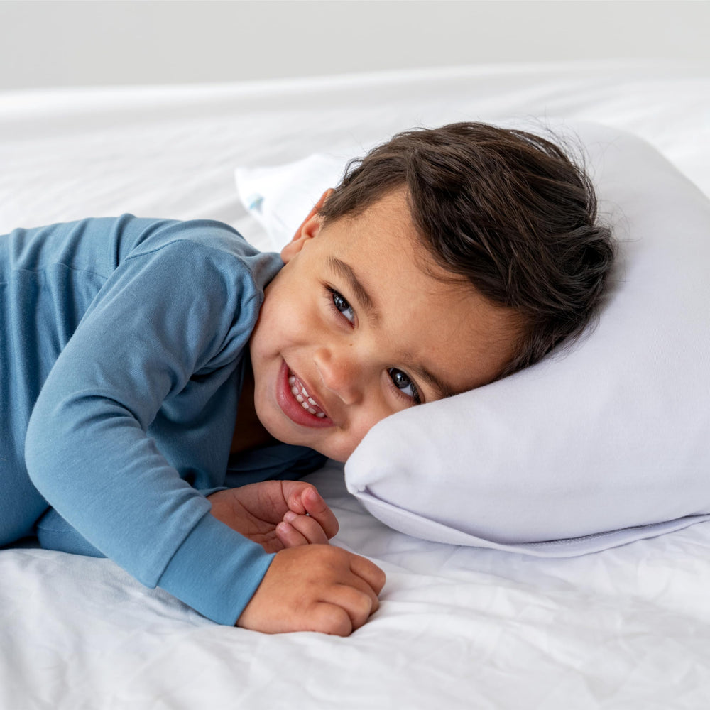 Dreamland Baby cotton pillow with hypoallergenic fill for breathable comfort