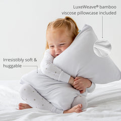 Dreamland Baby ergonomic toddler pillow 13x18 supporting proper alignment during naps