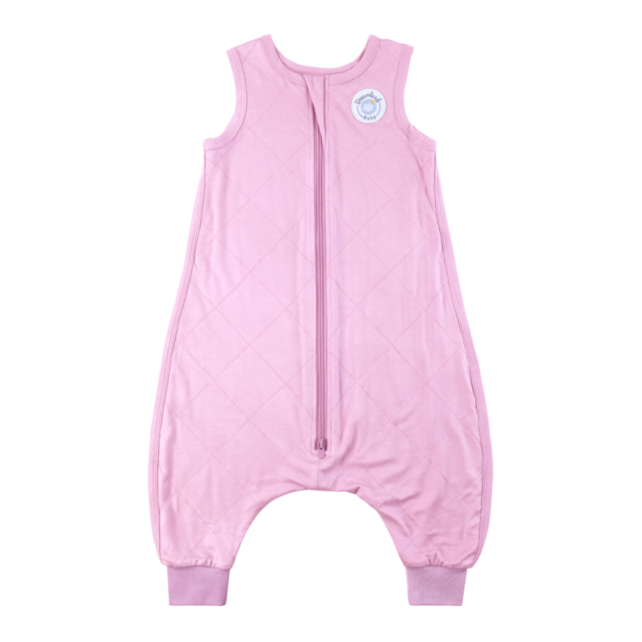 Dreamland Baby toddler sleep sack with feet offers year-round comfort and leg mobility.