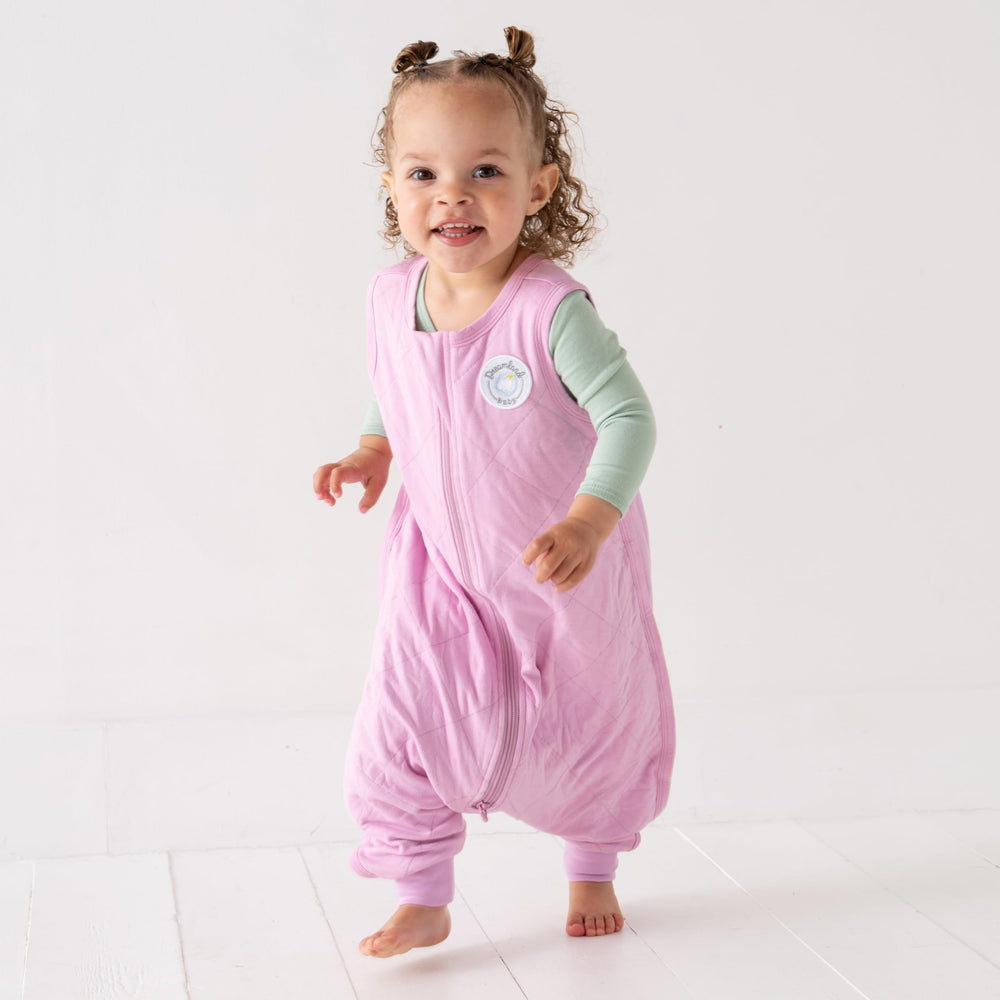 Dreamland Baby sleep sack shows a practical two-way zipper for quick changes.