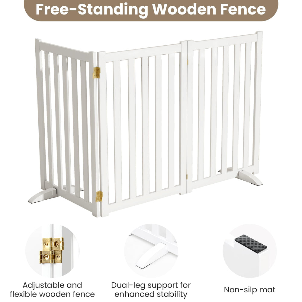 Dreamland gate is 60-inch wide, fits large openings securely