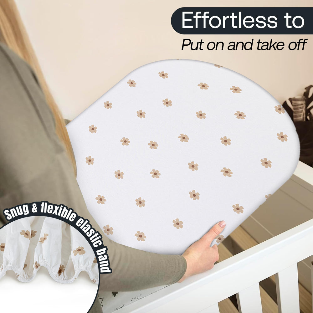 Dreamology easy-care cotton sheets with no-pill wash, ideal for busy parents.