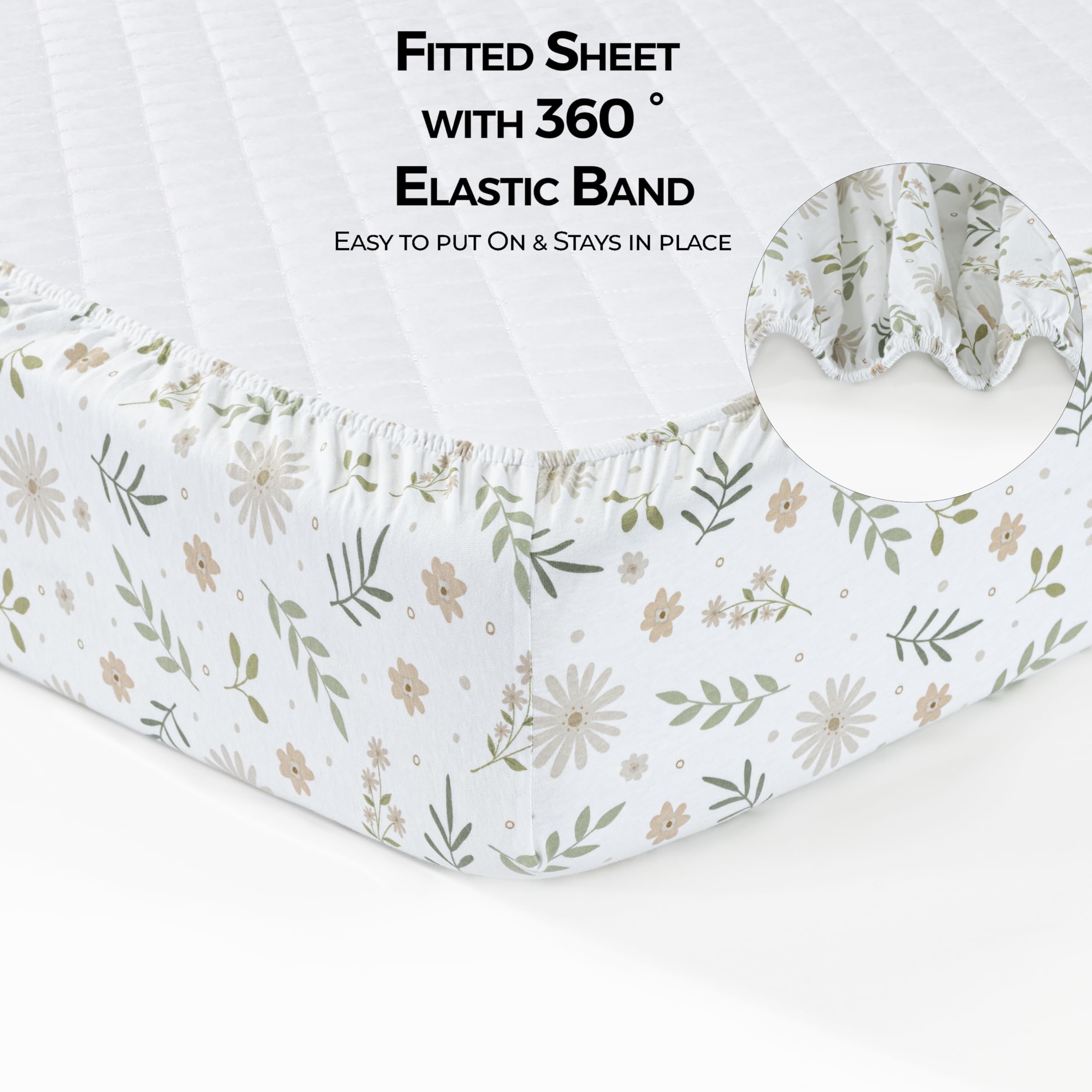 Dreamology machine-washable crib sheets stay soft after washing