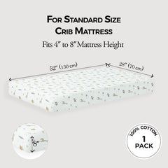 Dreamology muslin crib sheet sized for toddler beds offers secure, comfortable transition use.