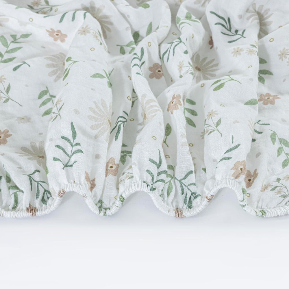 Dreamology 100% cotton muslin is breathable and gentle on sensitive baby skin
