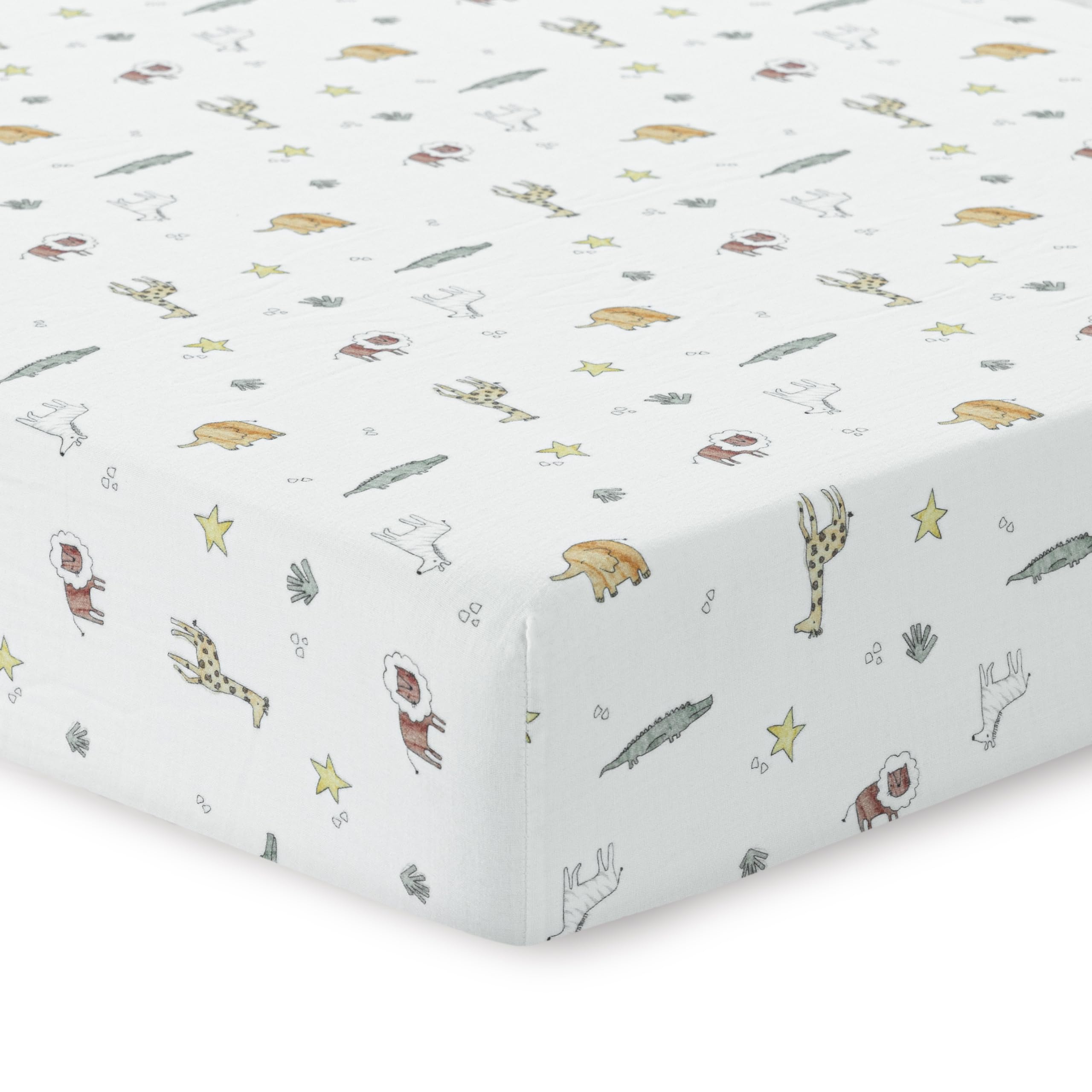 Dreamology muslin mini crib sheet on play yard fit, secure surface for baby sleep