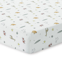 Dreamology muslin mini crib sheet on play yard fit, secure surface for baby sleep