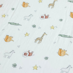 Dreamology muslin mini crib sheet wrinkle-free surface for easy changes