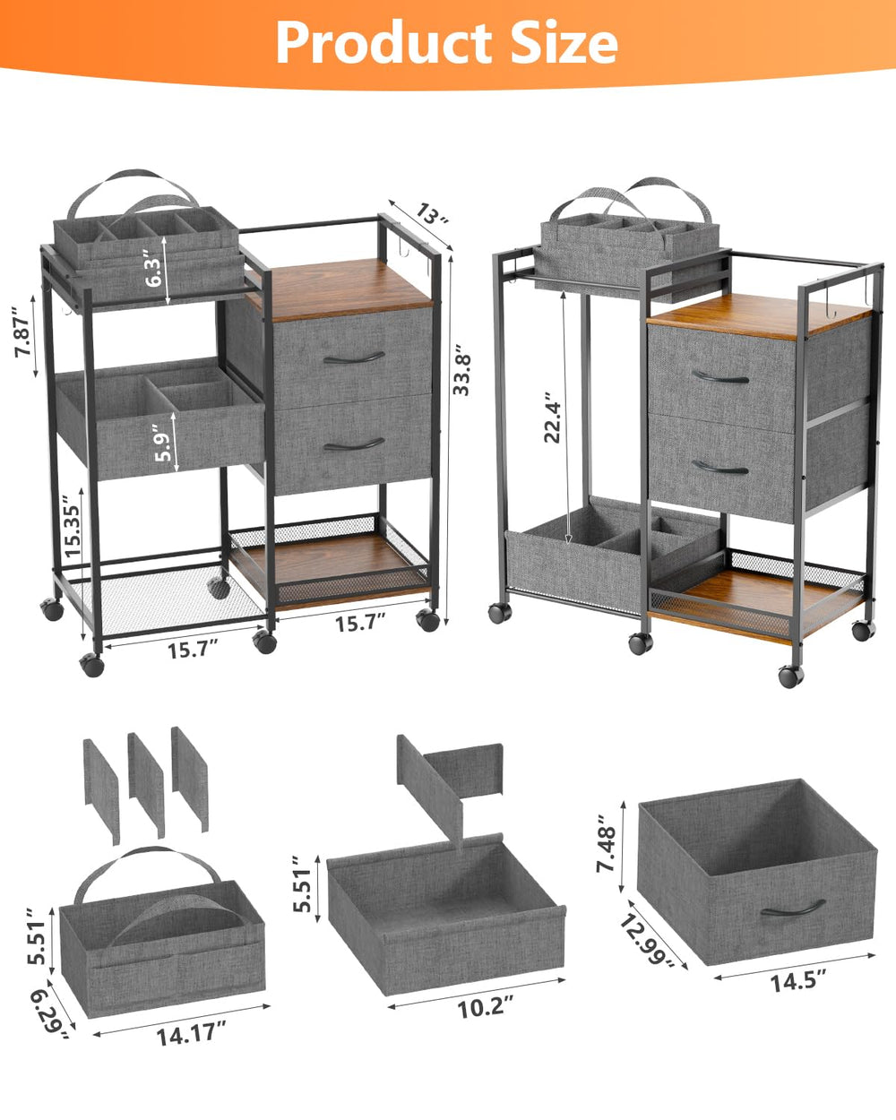 DreamPine sturdy metal frame with wooden panels ensures durability.