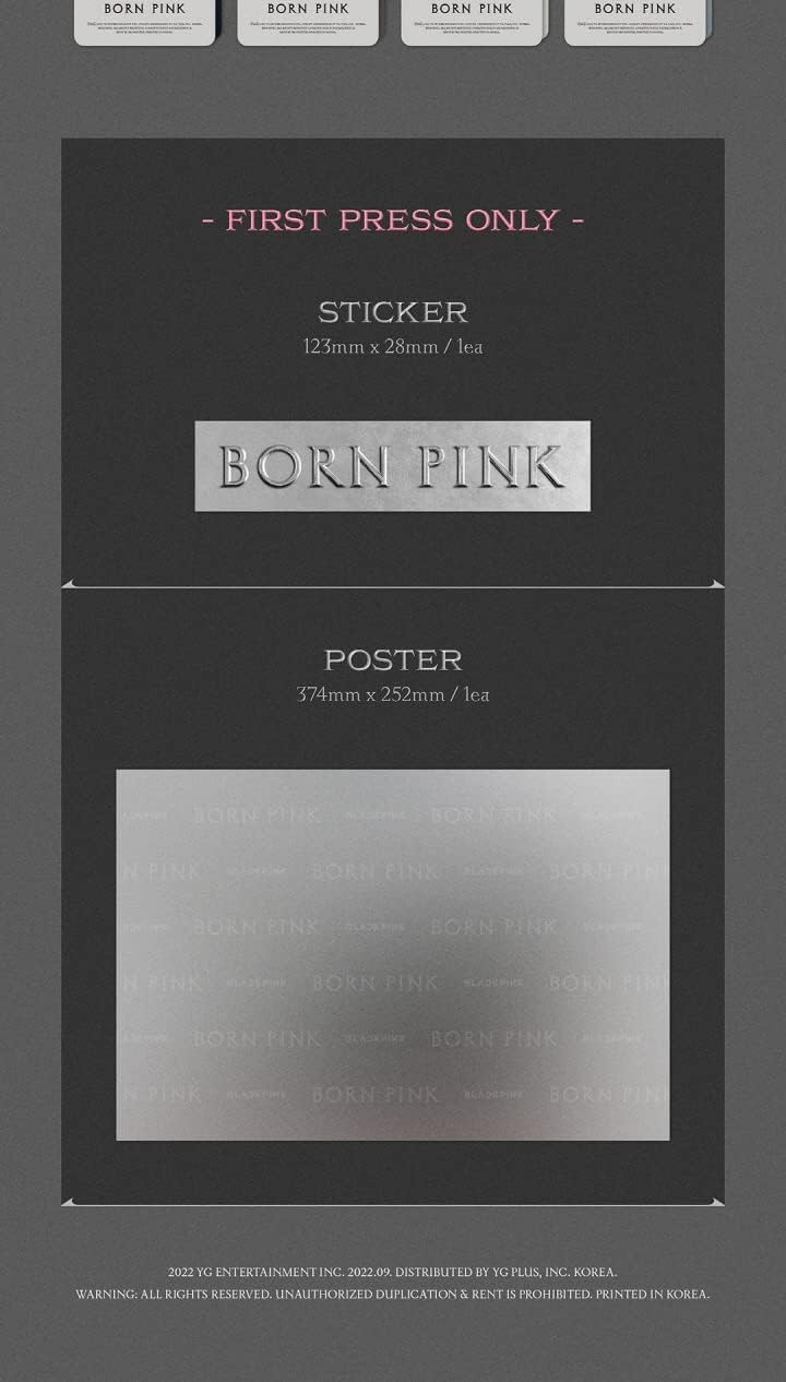 DREAMUS BLACKPINK Born Pink instant film for retro photos.