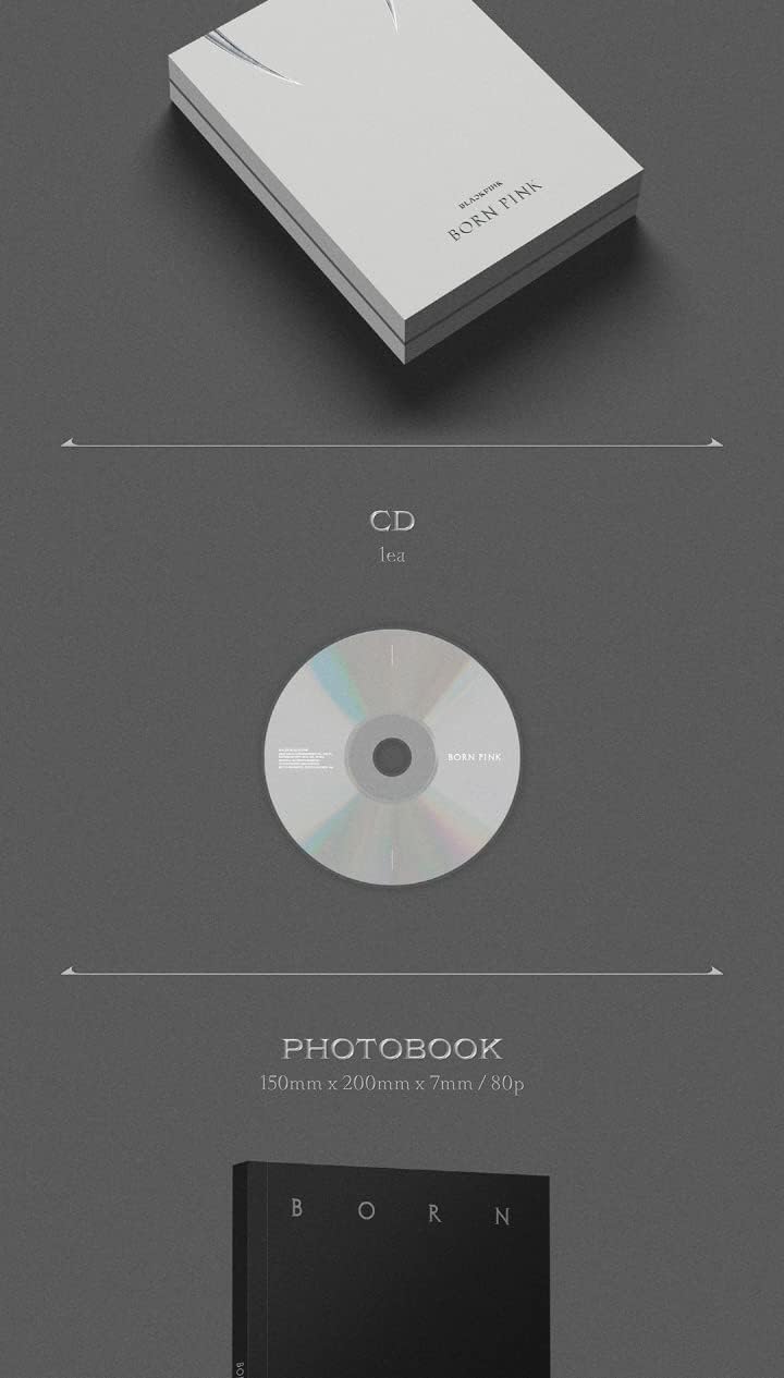 DREAMUS BLACKPINK Born Pink 2nd Album photo book with 80 pages.