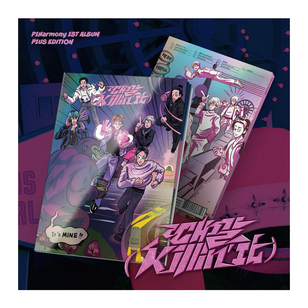 DREAMUS P1Harmony Killin' It album cover vibrant art for display