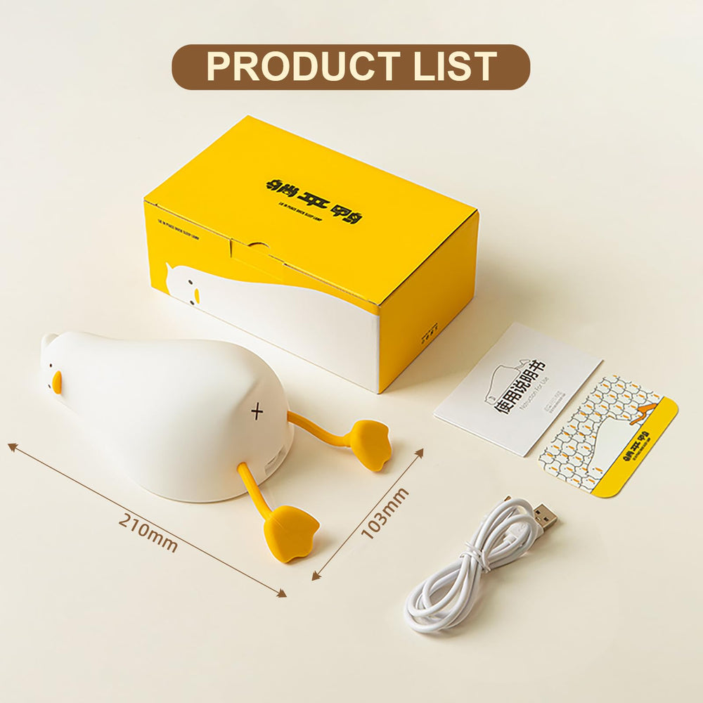 Drecoam Duck Night Light presented as a charming gift idea