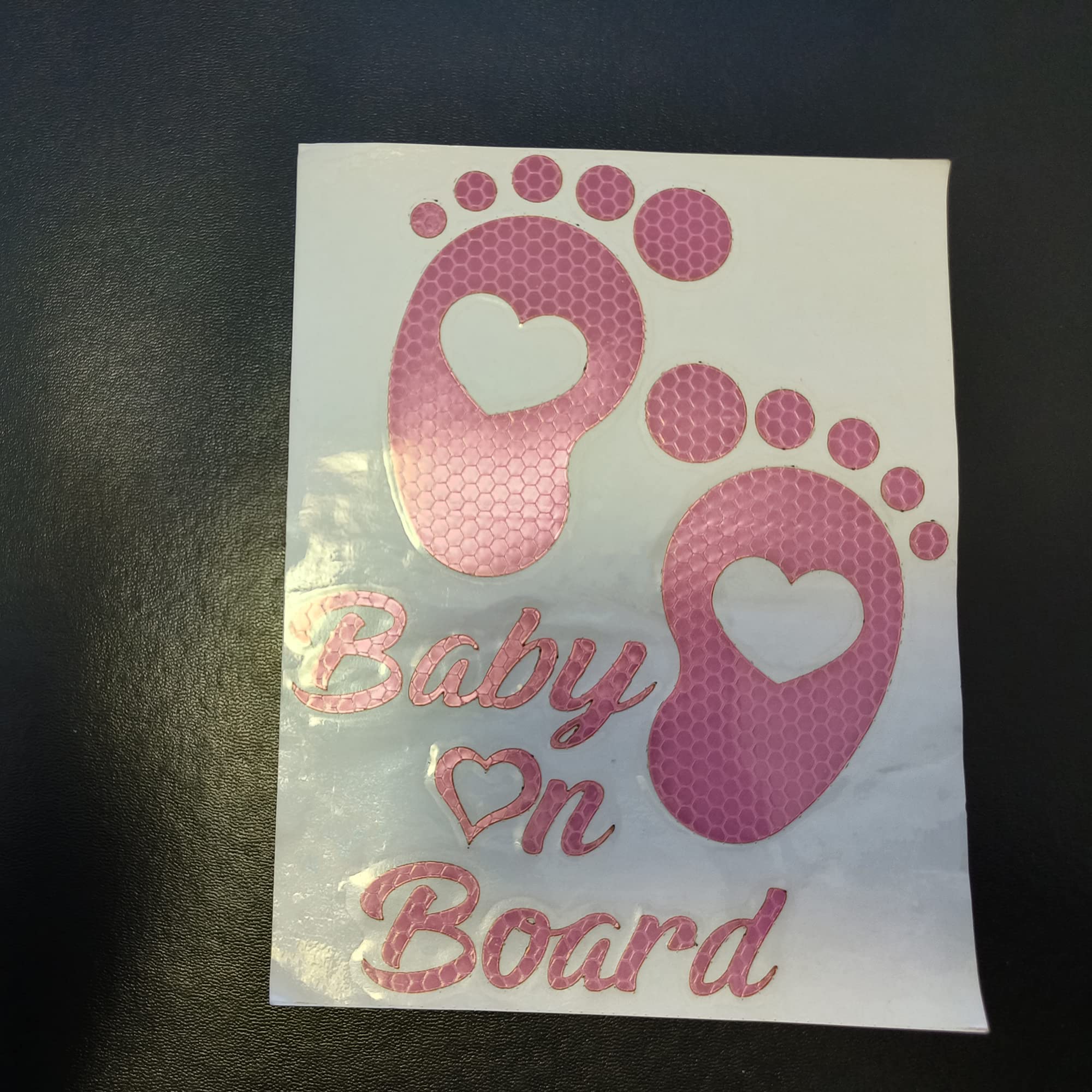 Dreothy footprint sign on helmet boosts visibility for riders.