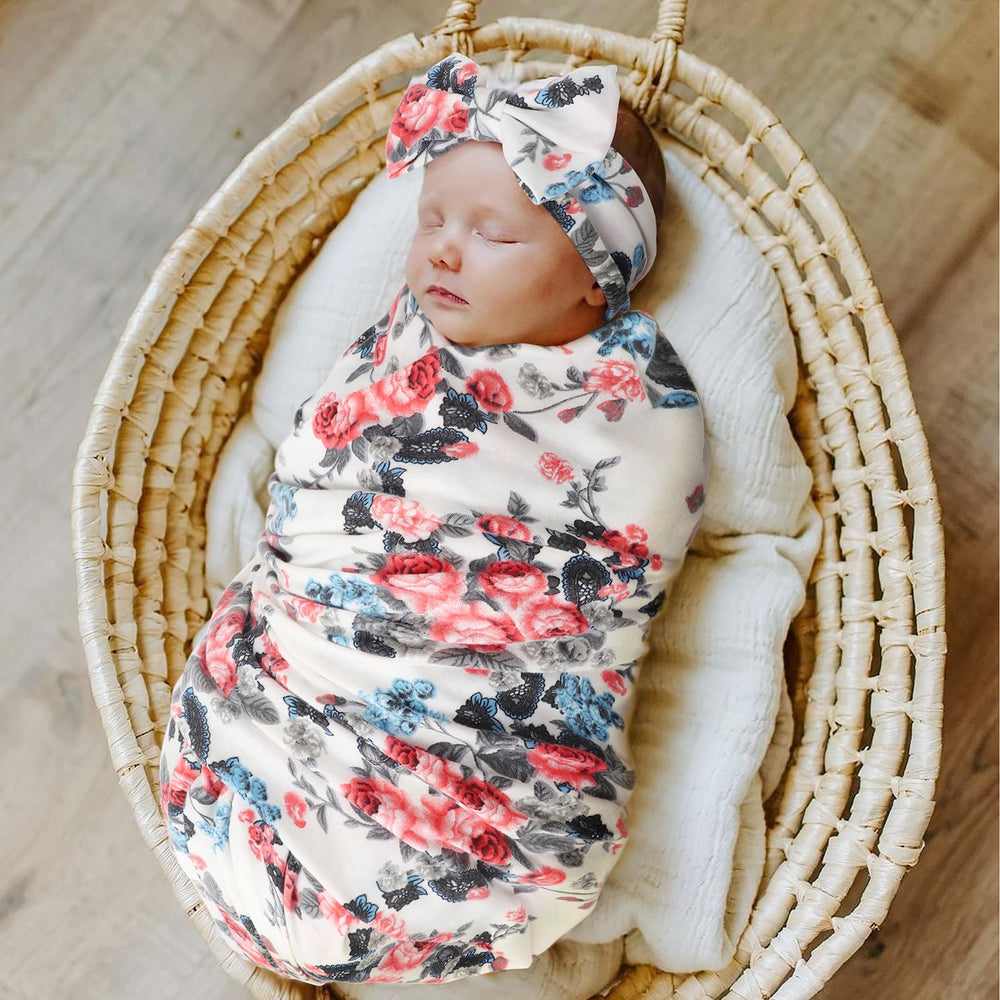 DRESHOW BQUBO blanket size 35.5 by 35.5 inches for growing babies.
