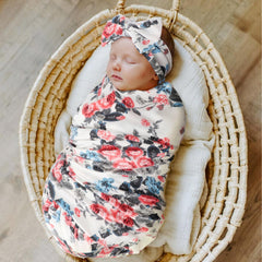 DRESHOW BQUBO blanket size 35.5 by 35.5 inches for growing babies.