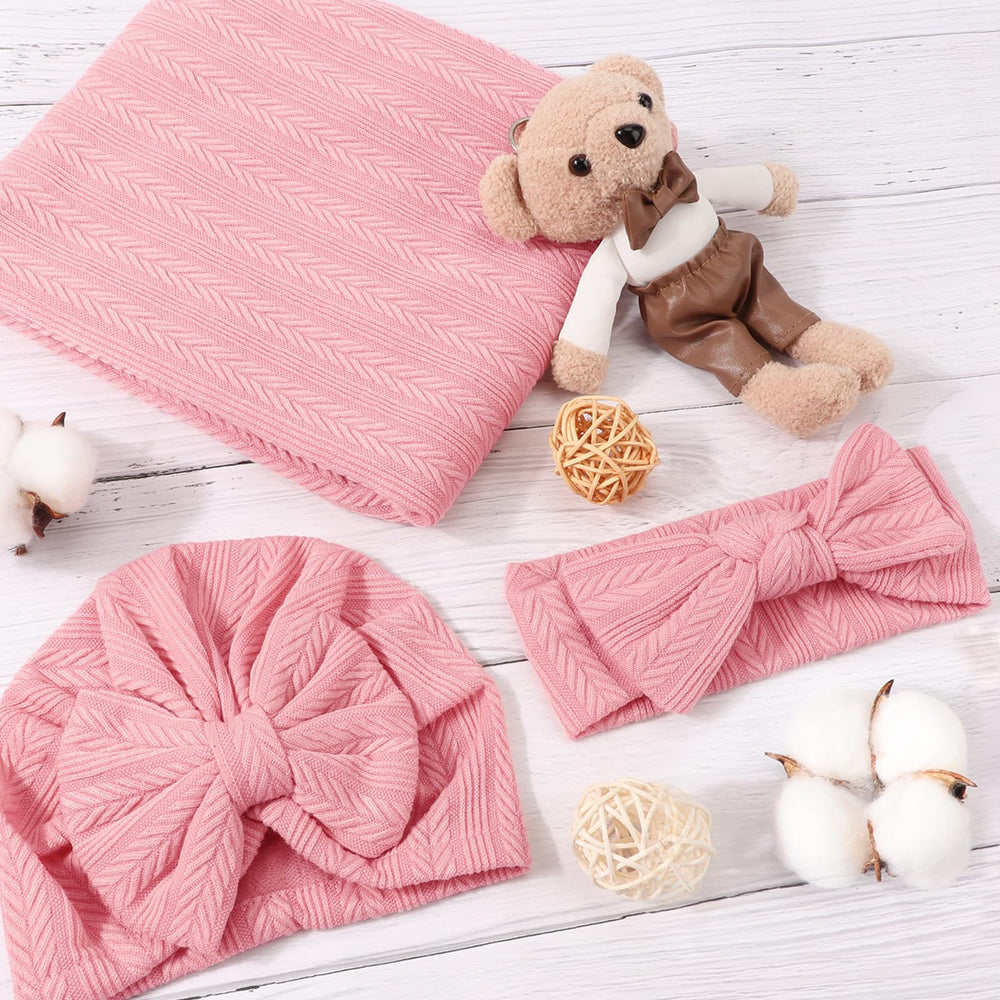 DRESHOW BQUBO bow headband set styled with outfit