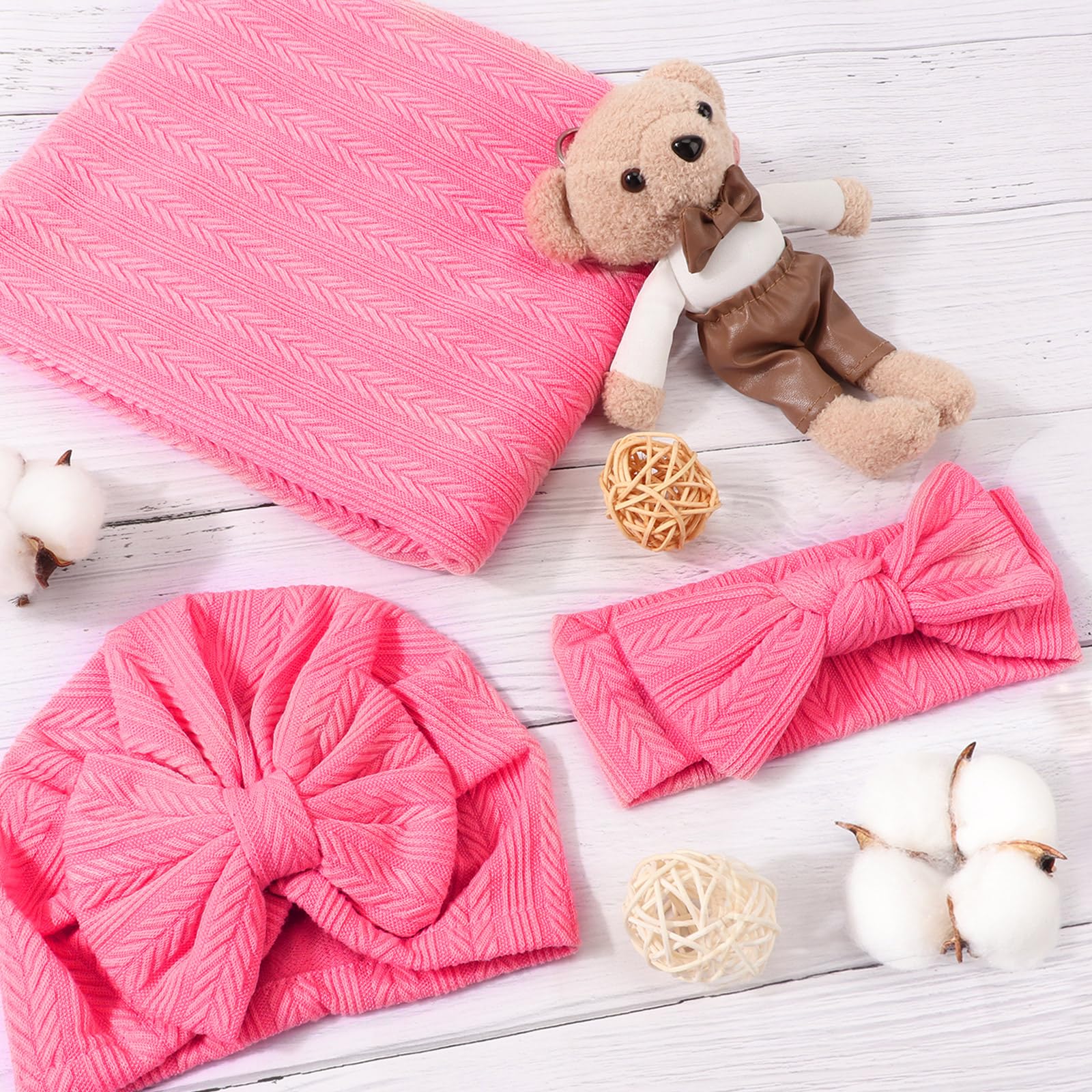 Gift-packaged set displays ready-to-gift presentation for new parents