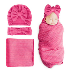 DRESHOW BQUBO newborn receiving blanket with soft knit fabric for gentle skin comfort