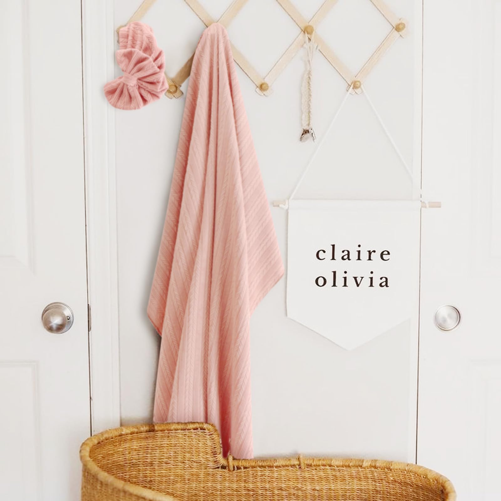 DRESHOW BQUBO newborn blanket size details for ample coverage.