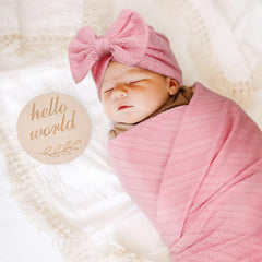 DRESHOW BQUBO newborn swaddle blanket set keeps baby snug from shoulder to feet