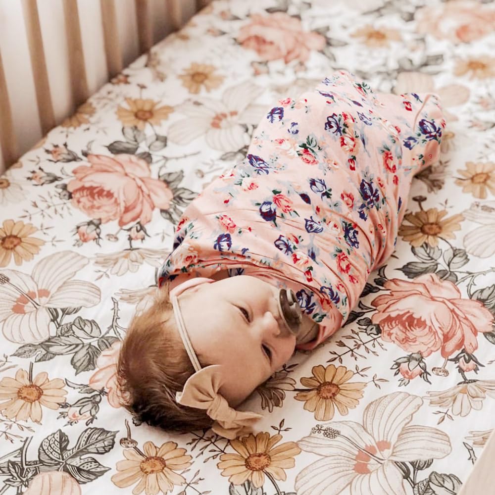 DRESHOW BQUBO nursery shot collection shows apposite floral styling.