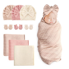 DRESHOW BQUBO newborn receiving blanket in soft fabric, gentle on delicate skin.