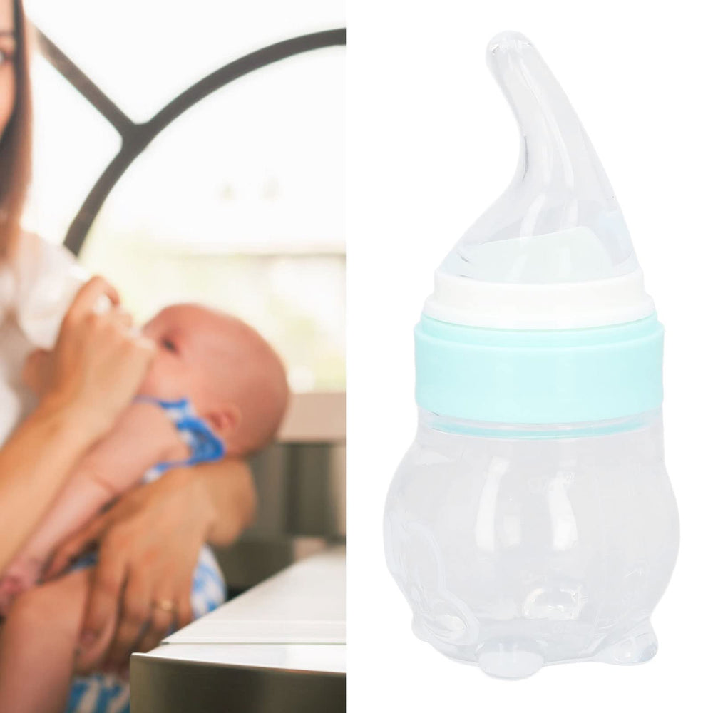 Drfeify flux-control infant feeder guides gentle flow to reduce choking risk.