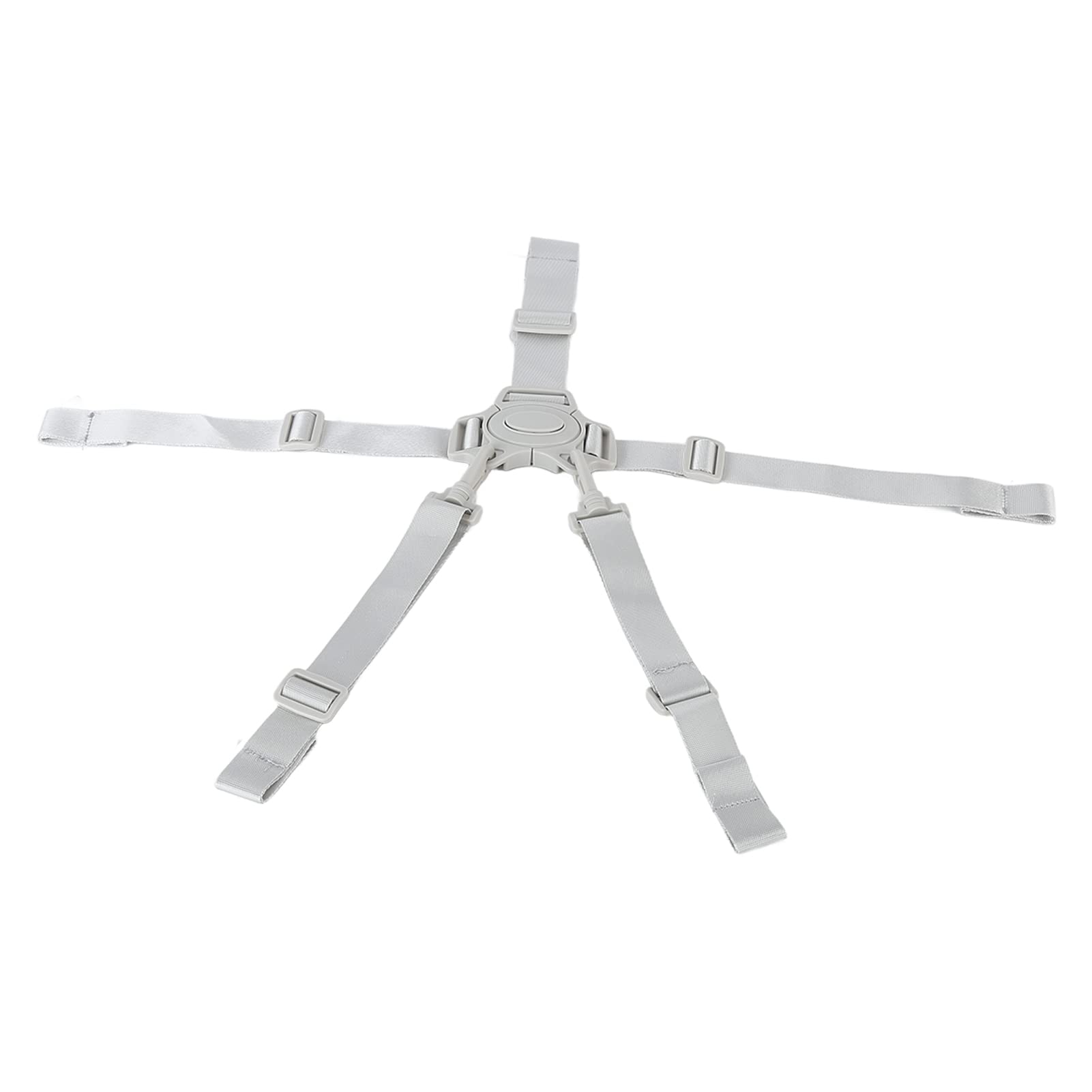Drfeify high chair straps with gray buckle for secure seating.