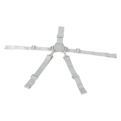 Drfeify high chair straps with gray buckle for secure seating.