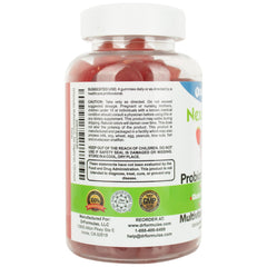 Nexabiotic omega-3 flaxseed gummies bottle with plant-based oil.
