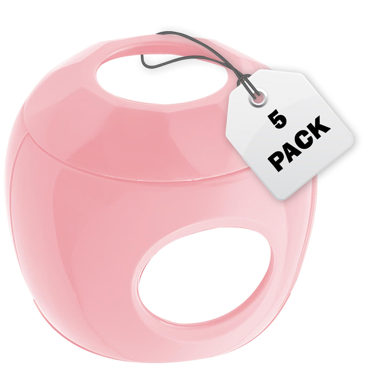 Driddle pink door knob safety cover pack enables quick childproofing
