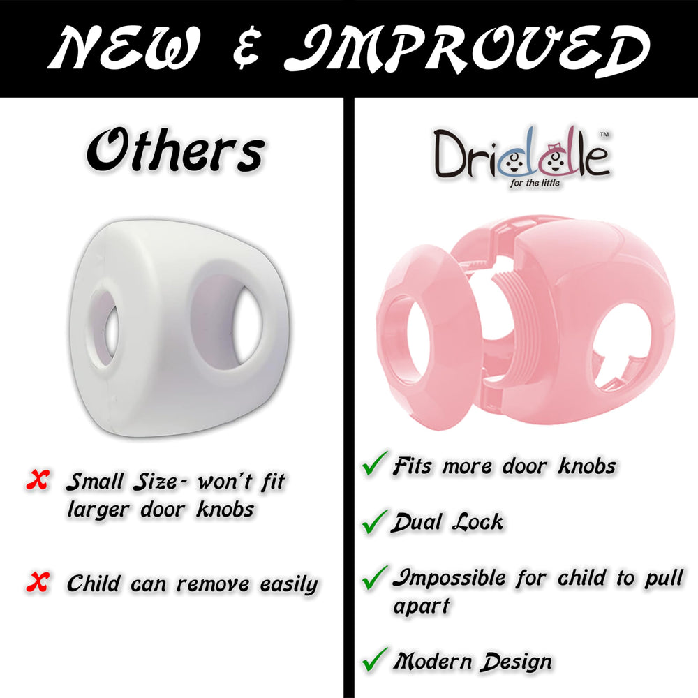 Driddle pink door knob safety cover in box highlights value and unboxing