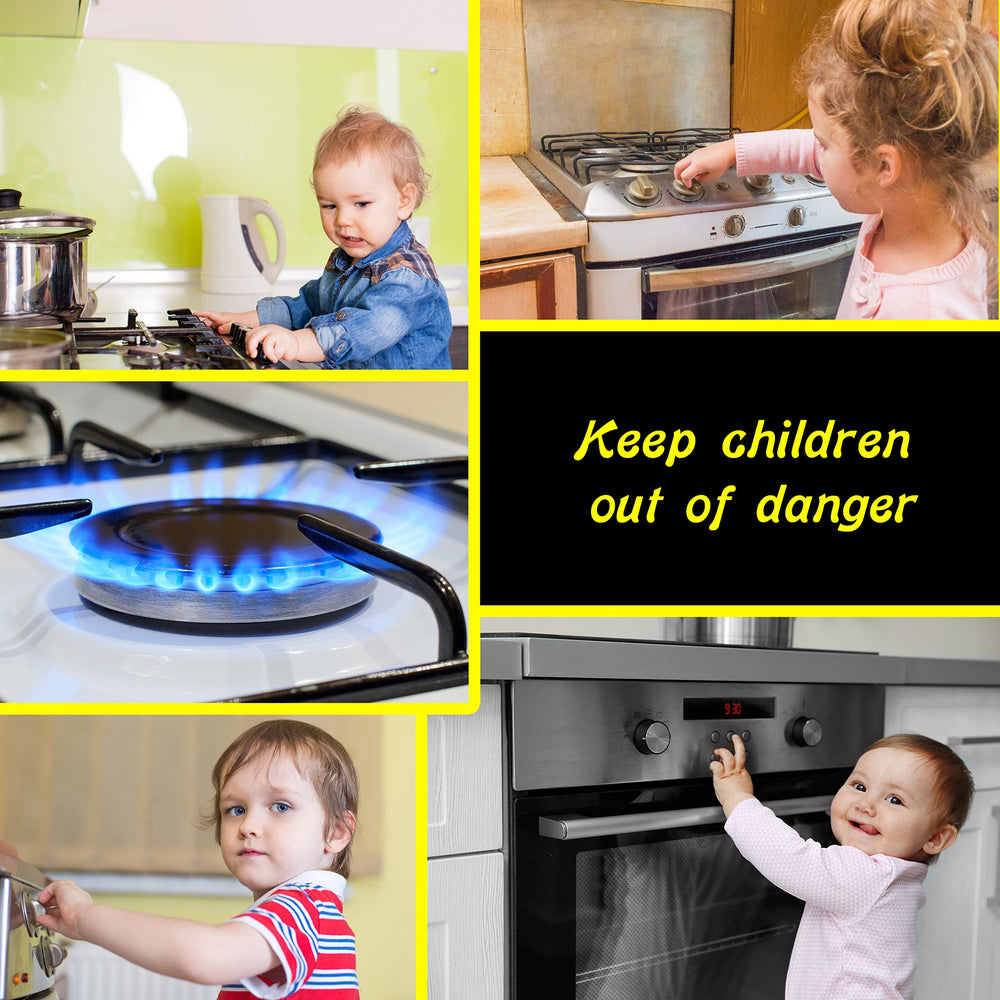 Driddle durable stove knob security set for daily kitchen use