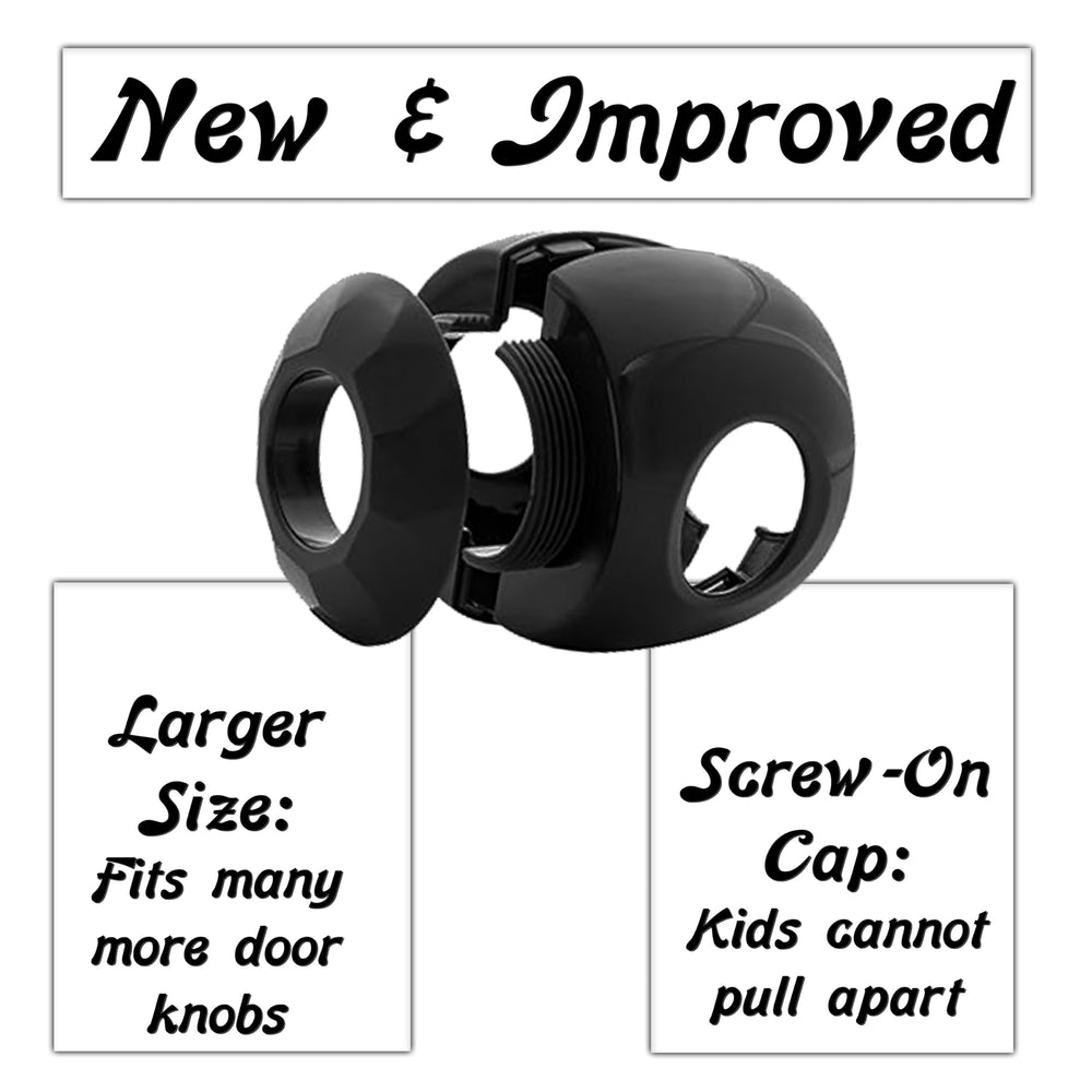 Driddle no-grip spinner design on a knob helps restrict little hands and preserves adult access.