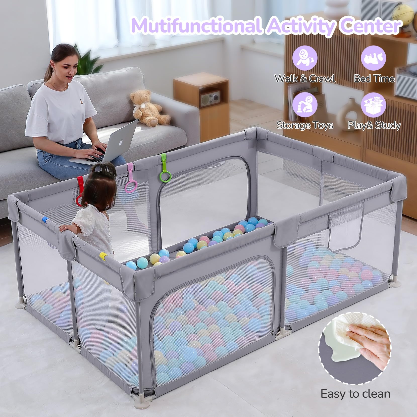 Dripex playpen assembled in ten minutes saves busy parents time