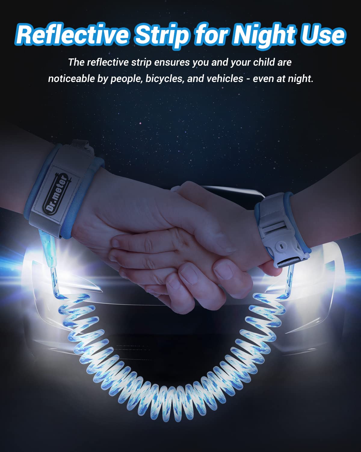 Dr.meter 360-degree swivel-clip minimizes cord twisting during activity