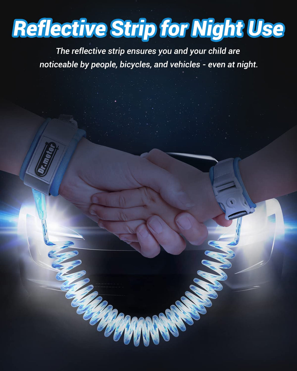 Dr.meter 360-degree swivel-clip minimizes cord twisting during activity