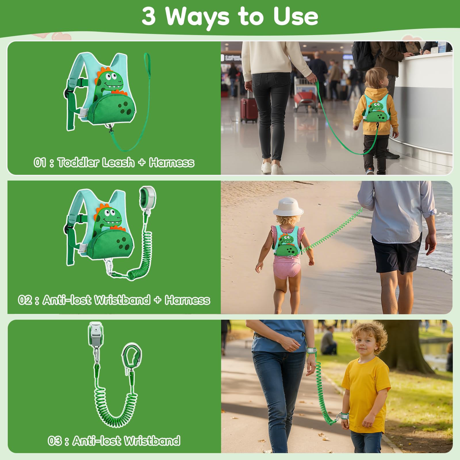 Dr.meter back pocket holds snacks or small toys