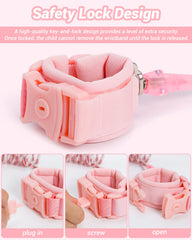 Dr.meter Kids Leash breathable wristband prevents chafing during long outings.