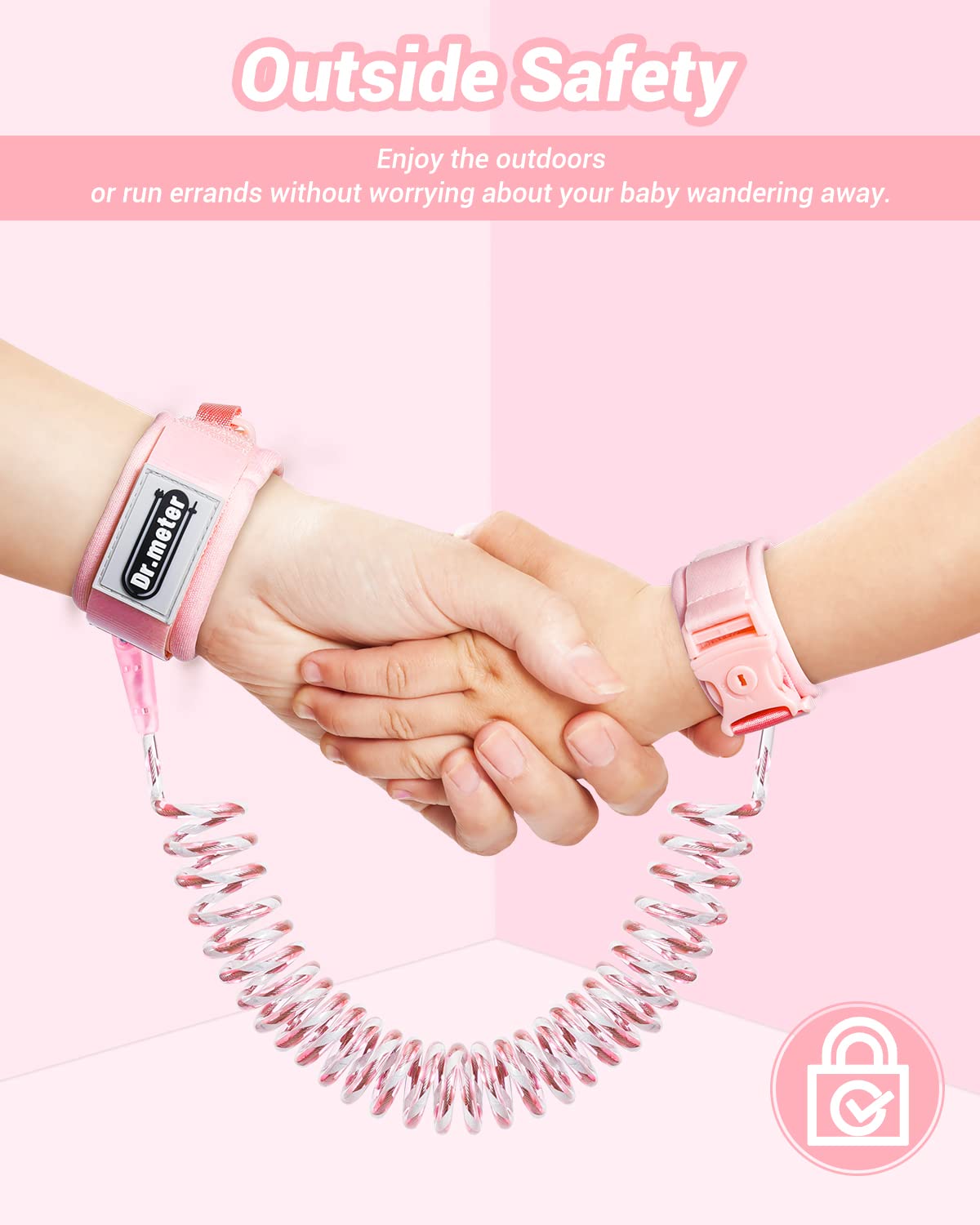 Dr.meter Kids Leash ideal for crowded venues like malls and parks.