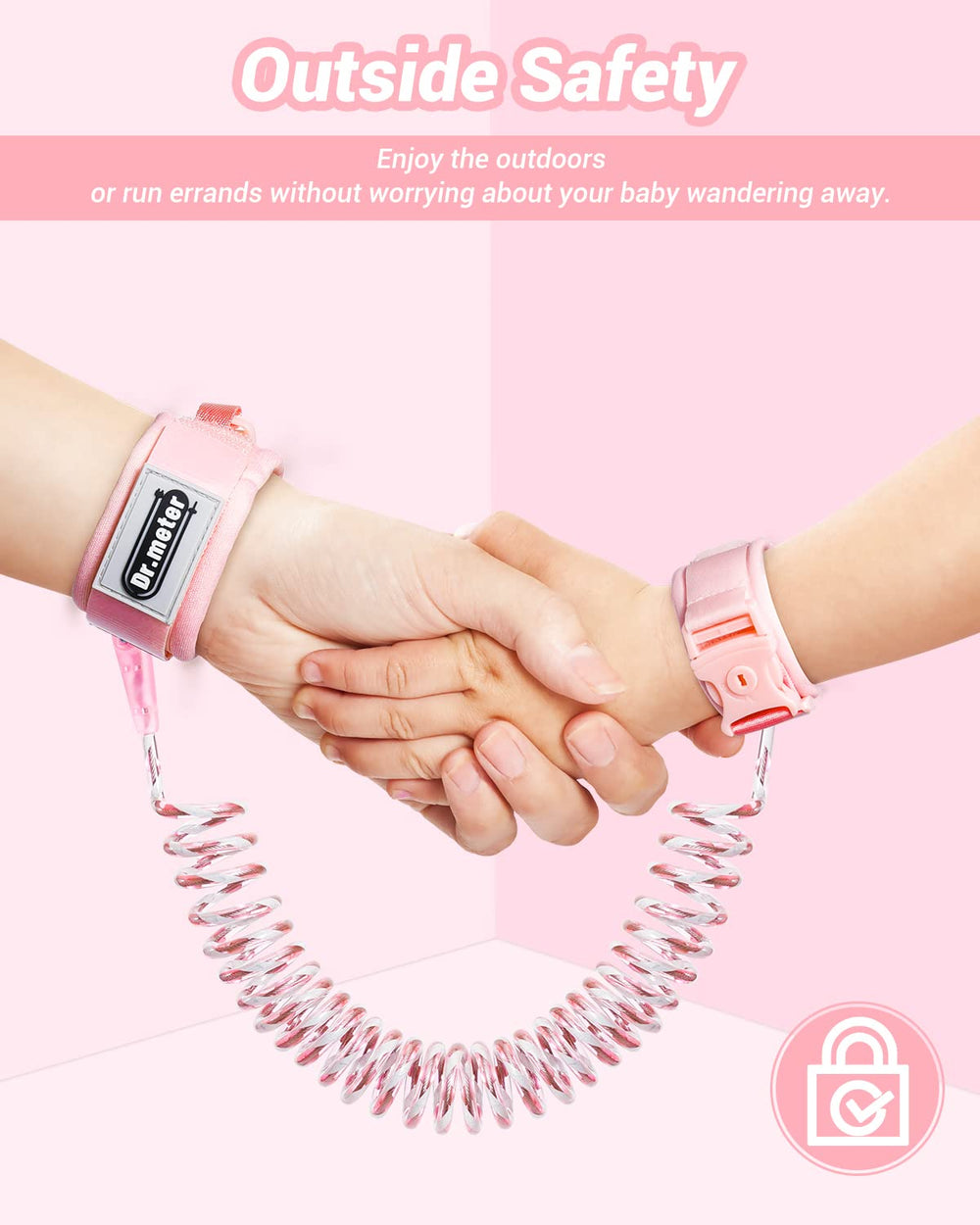 Dr.meter Kids Leash ideal for crowded venues like malls and parks.