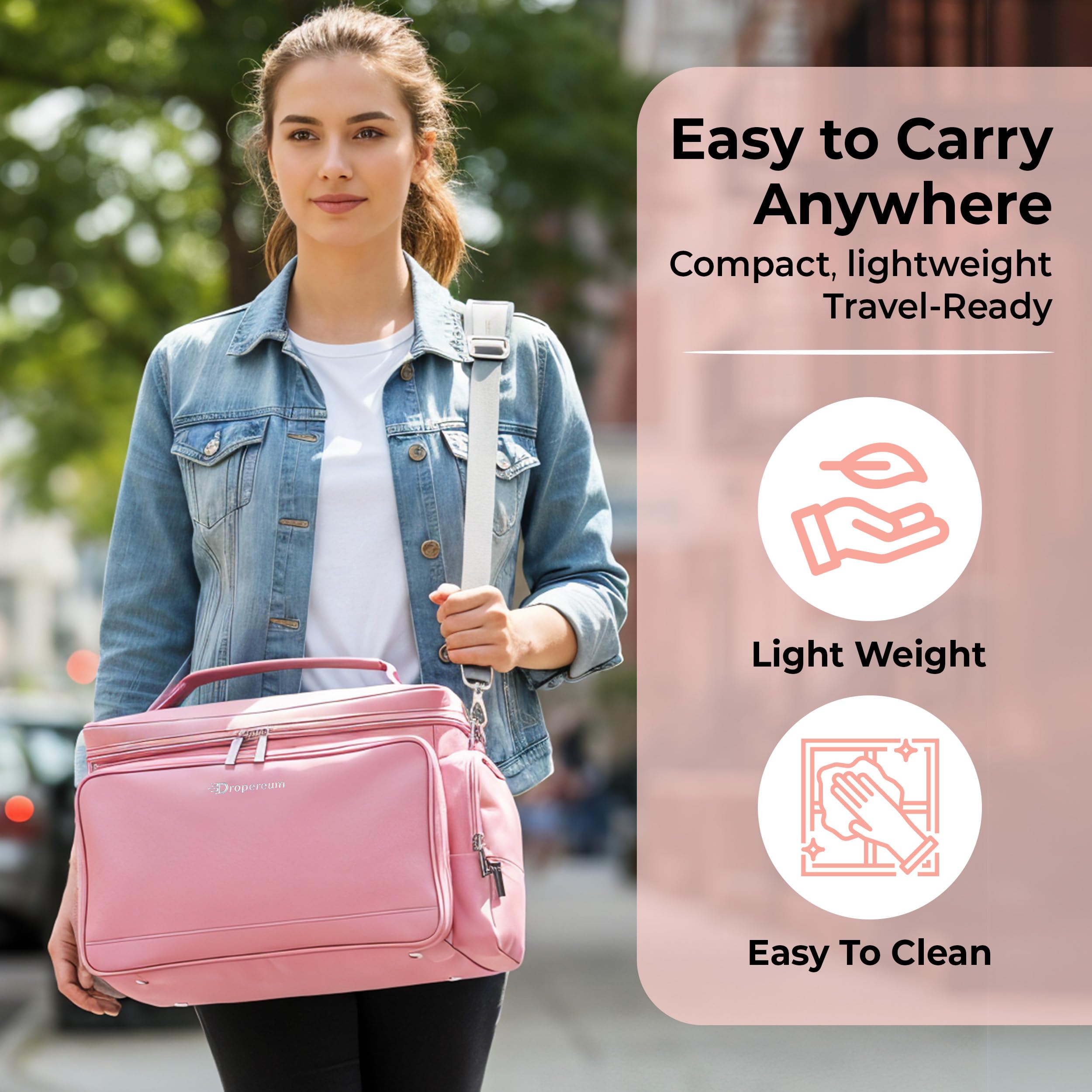 Dropereum versatile bag doubles as an everyday backpack.